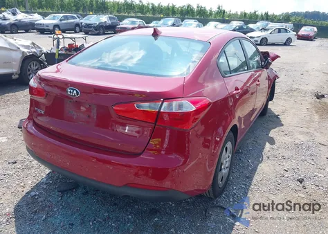 2016 Kia Forte Lx z USA, uszkodzony, nr VIN KNAFX4A66G5541614